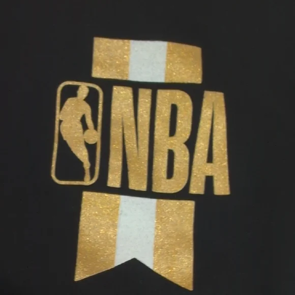 NBA Black Long Sleeve Tee with Crew Neck - Picture 11 of 11